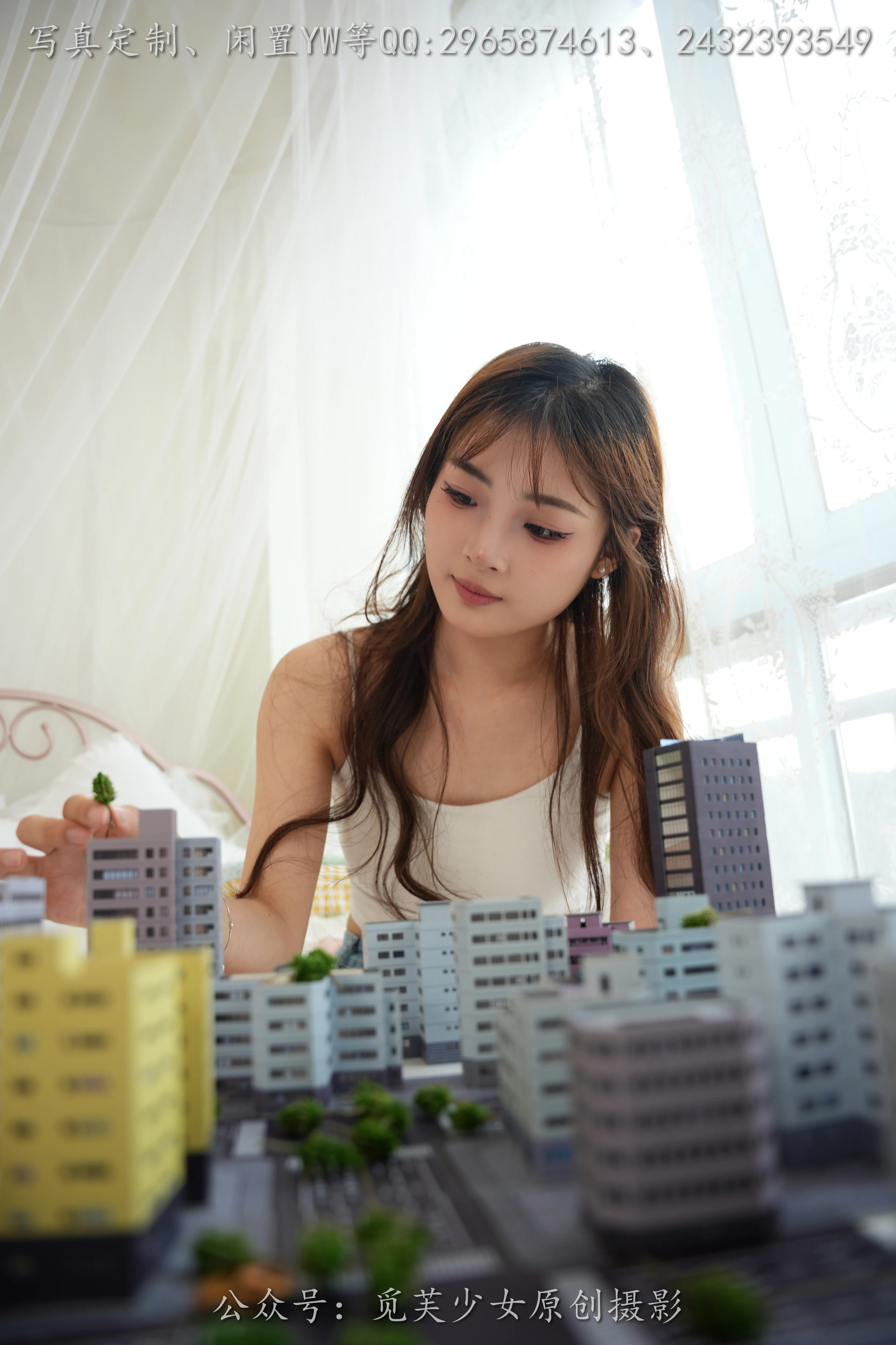 [觅芙少女] NO.263 晓晓-梦境误入小人国，化身巨人少女 2
