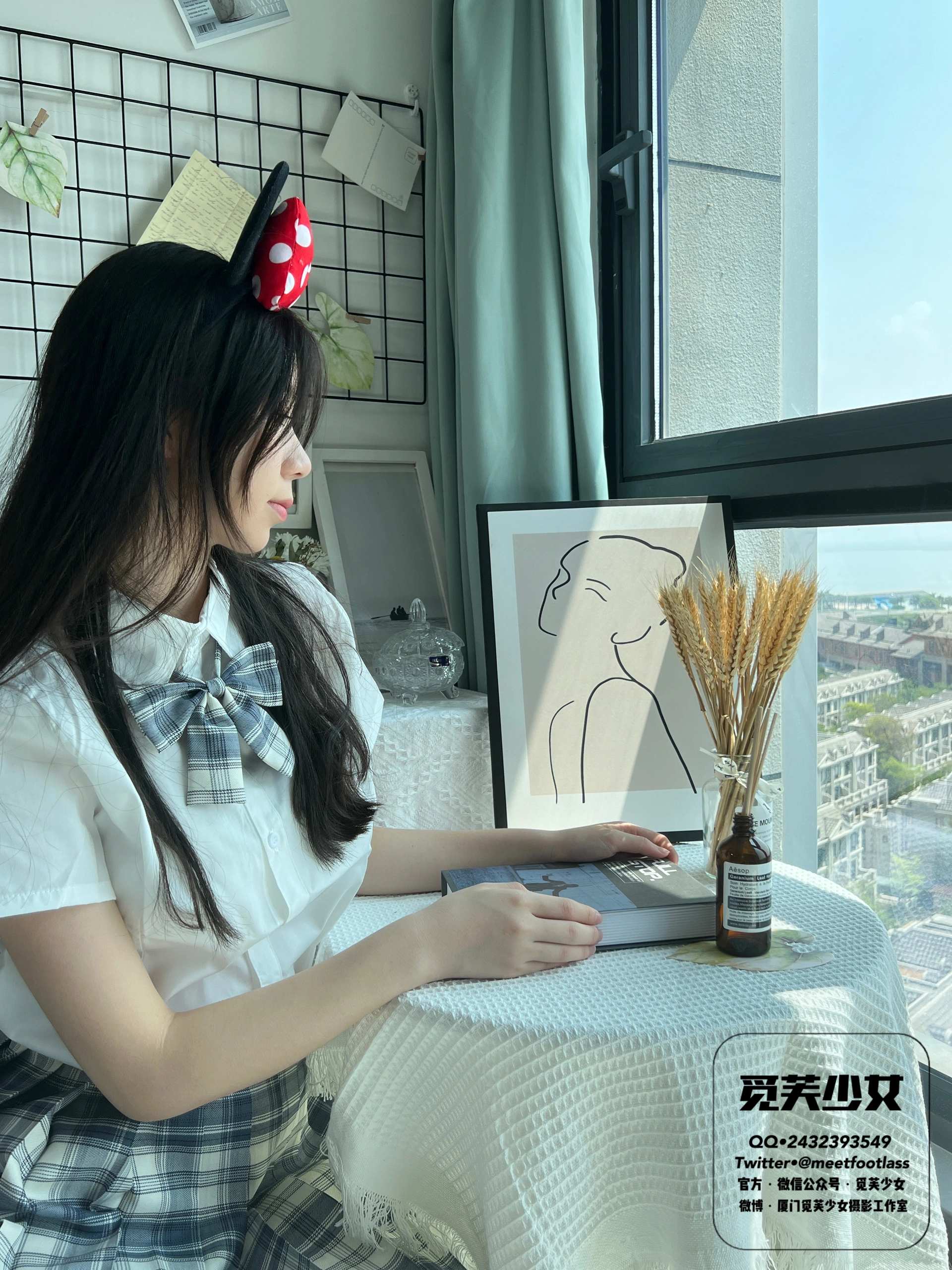 [觅芙少女]NO.003 风中摇曳的JK制服与18岁的青春一起绽放 0