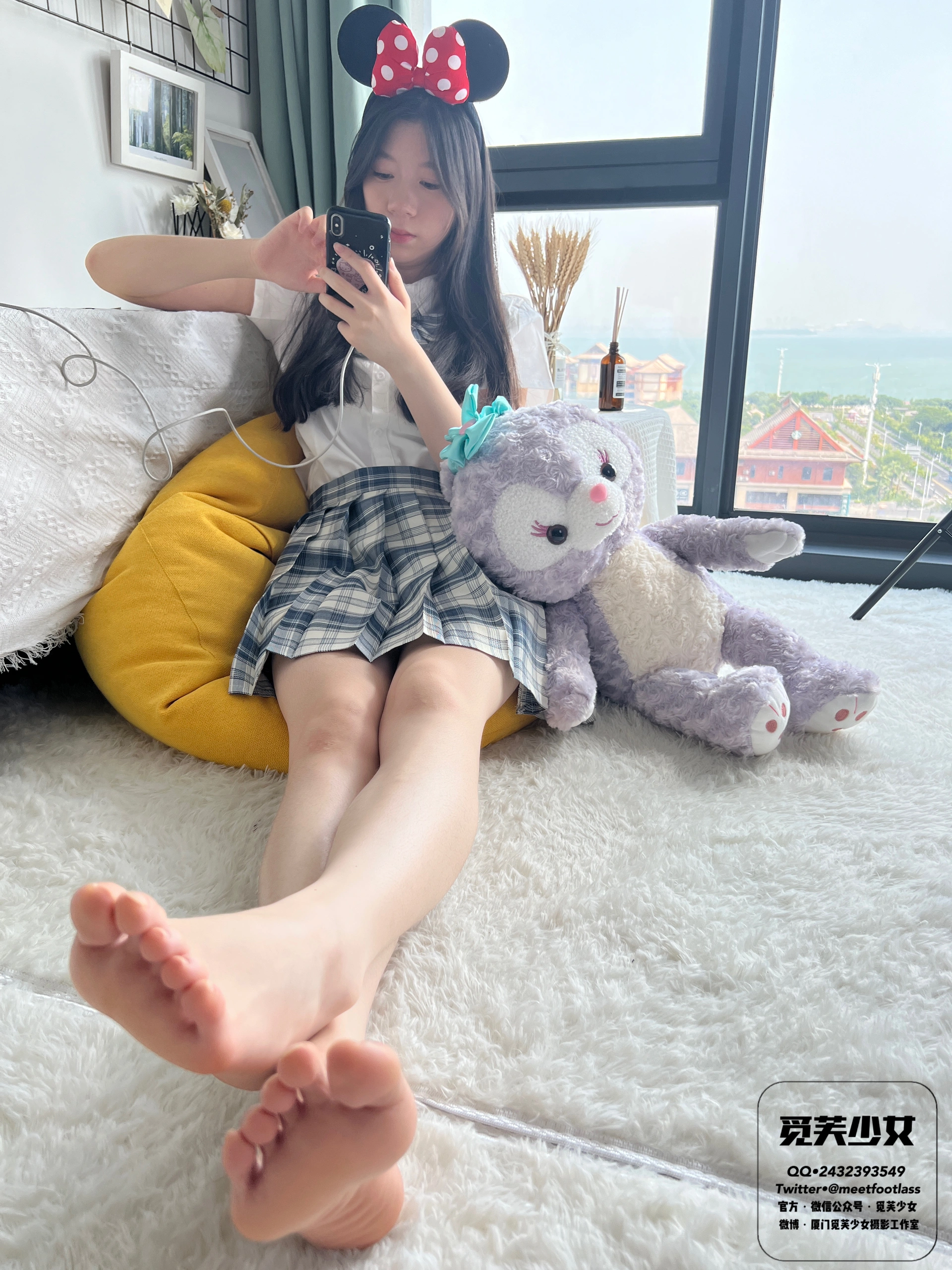 [觅芙少女]NO.003 风中摇曳的JK制服与18岁的青春一起绽放 1