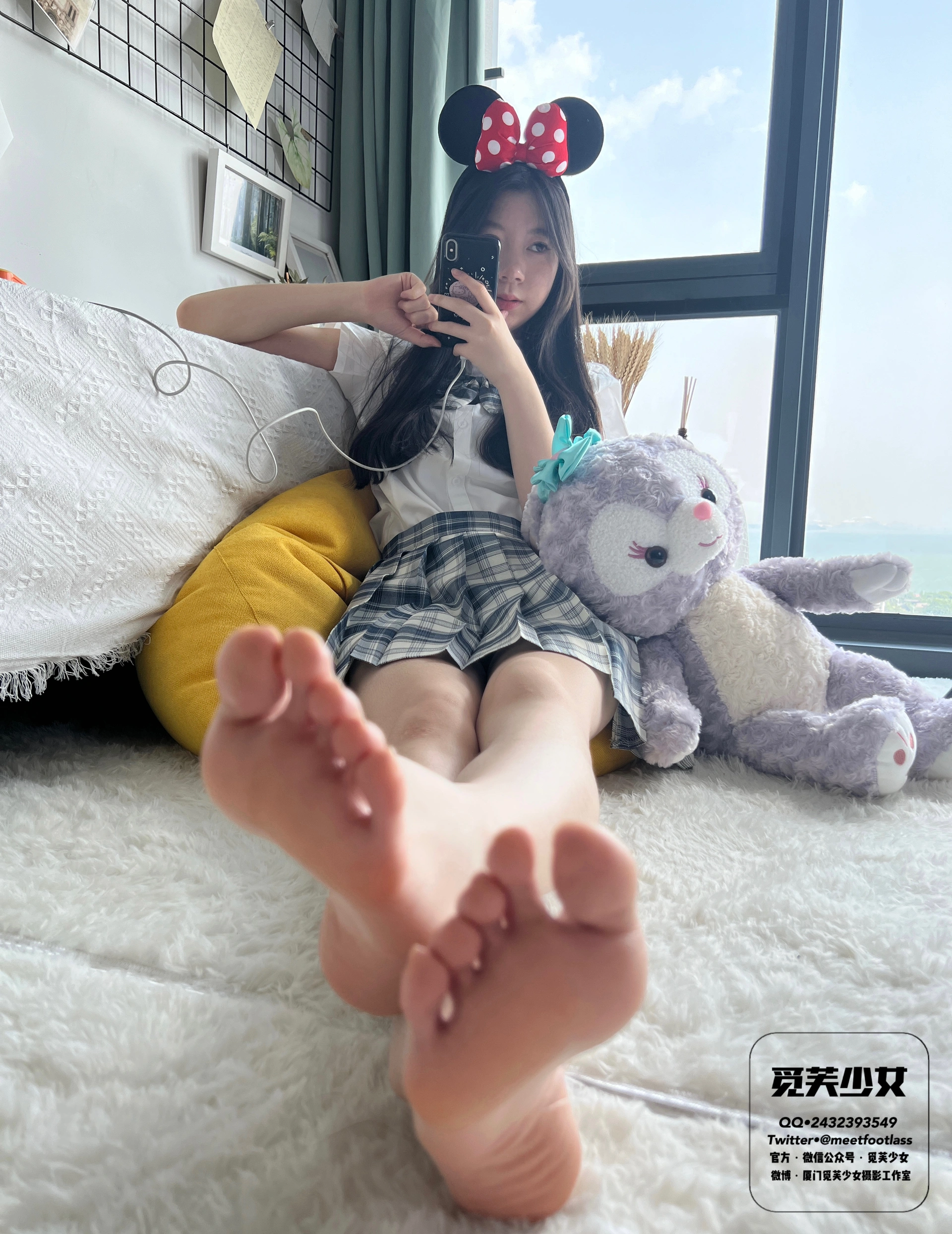 [觅芙少女]NO.003 风中摇曳的JK制服与18岁的青春一起绽放 2